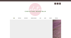 Desktop Screenshot of christinemcguigan.com